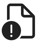 Document Error SVG Icon